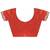 Red embellished embroidered satin heavy work saree