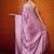 Mauve embellished beads and stones satin saree