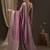 Mauve mauve & gold-toned woven design zari  georgette kanjeevaram saree