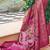 Green ethnic motifs zari silk blend banarasi saree