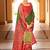 Green woven design zari  banarasi saree