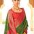 Green woven design zari  banarasi saree