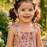 Multicolor cotton geometric printed dress for girl