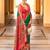 Green woven design zari silk blend designer banarasi saree