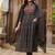 women ethnic motifs printed panelled  cotton kurta with trousers & with dupatta