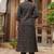 women ethnic motifs printed panelled  cotton kurta with trousers & with dupatta