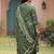women printed regular thread work  cotton kurta with palazzos & with dupatta