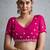 Pink embellished zari  georgette designer saree