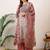 women ethnic motifs printed regular kurta with palazzos & with dupatta