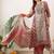 women ethnic motifs printed regular kurta with palazzos & with dupatta