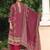women ethnic motifs printed regular mirror work  cotton kurta with trousers & with dupatta