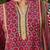 women ethnic motifs printed regular mirror work  cotton kurta with trousers & with dupatta