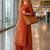 women embroidered regular thread work  cotton kurta with palazzos