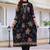 women floral printed regular thread work kurta with trousers & with dupatta