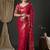 Pink woven design zari  georgette kanjeevaram saree