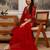 women ethnic motifs printed regular thread work kurta with trousers & with dupatta