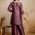 women embroidered regular kurta with palazzos & with dupatta