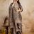 women embroidered regular kurta with palazzos & with dupatta