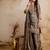 women embroidered regular kurta with palazzos & with dupatta