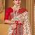 Off white ethnic motifs woven design zari patola saree