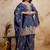 women embroidered regular kurta with palazzos & with dupatta