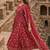 women ethnic motifs printed angrakha  cotton kurta with trousers & with dupatta