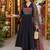 women ethnic motifs embroidered empire mirror work  cotton kurta with palazzos & with