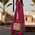 women ethnic motifs printed regular  silk kurta with palazzos & with dupatta