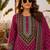 women ethnic motifs printed regular  silk kurta with palazzos & with dupatta