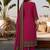 women ethnic motifs printed regular  silk kurta with palazzos & with dupatta
