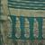 Teal teal striped  georgette zari kanjeevaram saree