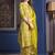 women floral printed kurta with palazzos & dupatta