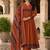 women ethnic motifs printed angrakha  cotton kurta with trousers & with dupatta