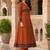 women ethnic motifs printed angrakha  cotton kurta with trousers & with dupatta