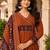 women ethnic motifs printed angrakha  cotton kurta with trousers & with dupatta