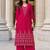 women ethnic motifs printed regular  cotton kurta with palazzos