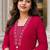 women ethnic motifs printed regular  cotton kurta with palazzos
