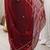 Maroon maroon embellished embroidered satin heavy work saree unstiched blouse