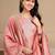 women ethnic motifs embroidered regular thread work  silk kurta with trousers & with dupatta