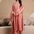 women ethnic motifs embroidered regular thread work  silk kurta with trousers & with dupatta