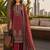 women ethnic motifs printed regular  silk kurta & trousers with dupatta