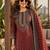women ethnic motifs printed regular  silk kurta & trousers with dupatta