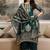 women ethnic motifs printed regular thread work kurta with palazzos & with dupatta