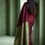 Maroon  cotton khadi saree