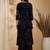 floral printed v-neck sequinned straight kurta with palazzos
