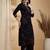 floral printed v-neck sequinned straight kurta with palazzos