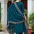 women ethnic motifs embroidered regular thread work kurta with patiala & with dupatta