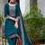 women ethnic motifs embroidered regular thread work kurta with patiala & with dupatta