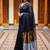 Black zari  cotton khadi saree
