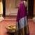 Magenta zari  cotton khadi saree